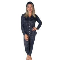 Pijama Americano Feminino Aveludado Doris Pijama Americano Feminino Aveludado Doris