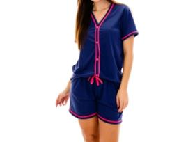 Pijama americano feminino curto