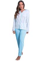 Pijama americano feminino longo adulto G