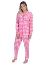 Pijama americano feminino longo adulto G