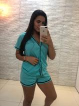 Pijama Americano , verde e vermelho M Pijama Americano , verde e vermelho M