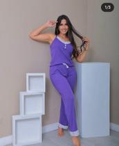 Pijama amora canelado