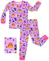 Pijama babee Reshinee Bamboo Viscose Purple Halloween 3-4T