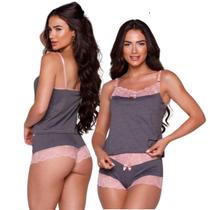 Pijama Baby Doll Feminino