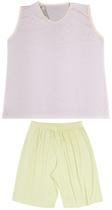 Pijama Baby Doll Regata C/ Bermuda Plus Size Nº 50 Ao 54 Pijama Baby Doll Regata C/ Bermuda Plus Size Nº 50 Ao 54