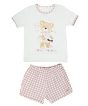 Pijama Bear Curto - Rosa - Grow Up