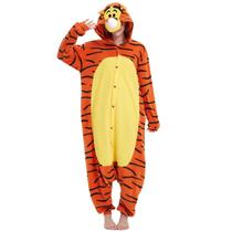 Pijama Beauty Shine, macacão adulto unissex, Tigger Cosplay