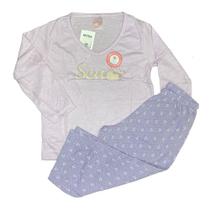 Pijama bebê com calça rotativa feminino - Izitex