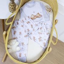 Pijama Bebê em Cotton Macio Confortável e Divertido para Noites de Sonhos Especiais Urso Pijama Bebê em Cotton Macio Confortável e Divertido para Noites de Sonhos Especiais Urso