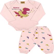 Pijama Bebê Menina Inverno Molecotton Body Calça