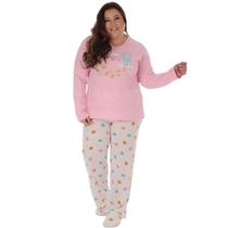 Pijama Belíssima Algodão Plus Size Feminino Victory Pijama Belíssima Algodão Plus Size Feminino Victory