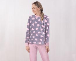 Pijama Bella Enxovais Plush Adulto Cecilia Pijama Bella Enxovais Plush Adulto Cecilia