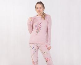 Pijama Bella Enxovais Plush Adulto Olivia Pijama Bella Enxovais Plush Adulto Olivia