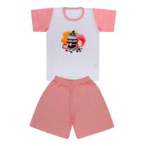 Pijama Blusa de Cupcake e Short - Big Bless