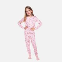 Pijama Blusa Manga Longa E Calça Malha Térmica Sublimada Infantil Menina Have Fun 29579 Azul Pijama Blusa Manga Longa E Calça Malha Térmica Sublimada Infantil Menina Have Fun 29579 Azul