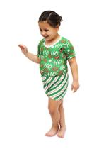 Pijama Body Baby Curto Natal HoHo Green Pijama Body Baby Curto Natal HoHo Green