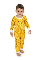 Pijama Body Baby Longo Divertido Batata Frita