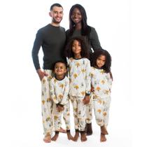 Pijama Burt's Bees Baby Family Christmas, 2 peças, 24 meses Pijama Burt's Bees Baby Family Christmas, 2 peças, 24 meses