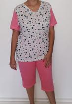 Pijama calça capri tamanho g