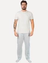 Pijama Calvin Klein Calça 1996 Fashion Stripe Off / Azul Claro Pijama Calvin Klein Calça 1996 Fashion Stripe Off / Azul Claro