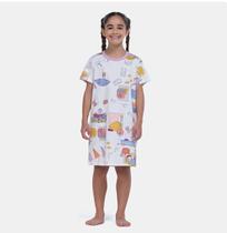 Pijama Camisão Menina lilás - Sonhart -