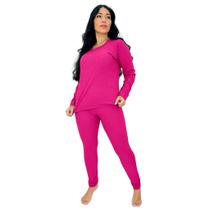 Pijama Canelado Magic Confecção Manga Comprida