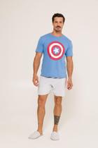 Pijama Capitão América Masculino 100% Algodão Pijama Capitão América Masculino 100% Algodão