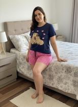 Pijama Capivara Camiseta Short Pijama Capivara Camiseta Short