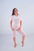 Pijama Capri Feminino em Poá com Renda Conforto e Delicadeza