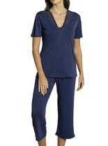 Pijama Capri Inspirate 130520 Feminino Basics Forever Poliamida T. P/GG Pijama Capri Inspirate 130520 Feminino Basics Forever Poliamida T. P/GG