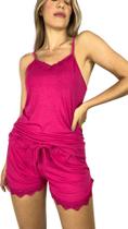 Pijama Carol Visco Premium Pink