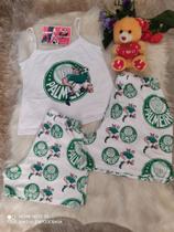 Pijama Casal personagem 3 peças