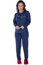 Pijama Casual Suede Feminino (LUXO) Pijama Casual Suede Feminino (LUXO)