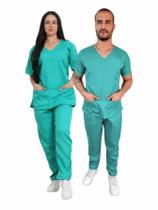 Pijama Cirúrgico OXFORD Scrub Feminino Masculino Conjunto Pijama Hospitalar Não Amassa Seca Rapido