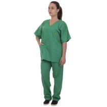 Pijama Cirúrgico Oxford Verde Não Amassa Seca Rápido Unissex Artipé Pijama Cirúrgico Oxford Verde Não Amassa Seca Rápido Unissex Artipé