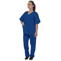 Pijama Cirúrgico Scrub 100% Algodão Azul Royal Unissex Artipé Pijama Cirúrgico Scrub 100% Algodão Azul Royal Unissex Artipé
