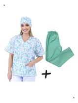 Pijama Cirúrgico Scrub Conjunto Hospitalar Privativo - Carcelin