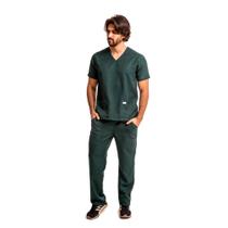 Pijama Cirúrgico Scrub Gabardine Verde Blanco Raro Pijama Cirúrgico Scrub Gabardine Verde Blanco Raro