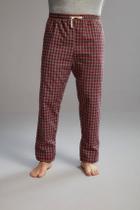 Pijama com Bolso Flanela Comfy - Vermelho