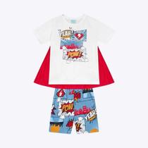 Pijama com Capa Herói Infantil Masculino Kyly 1000455