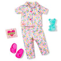 Pijama com Doces de Ursinho Our Generation Pijama com Doces de Ursinho Our Generation