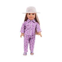 Pijama Com Estampa Floral, Roupas De Boneca Para Boneca Americana De 18 Polegadas, Presente De