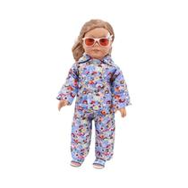 Pijama Com Estampa Floral, Roupas De Boneca Para Boneca Americana De 18 Polegadas, Presente De