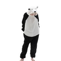 Pijama COSUSKET Bear Onesie Sherpa Preto Branco Pijama COSUSKET Bear Onesie Sherpa Preto Branco