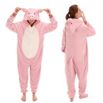 Pijama COSUSKET Snug Fit, unissex, flanela, porco de flanela para adultos Pijama COSUSKET Snug Fit, unissex, flanela, porco de flanela para adultos