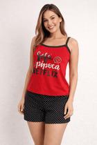 Pijama Curto Baby Doll Netflix Poá Alcinha Pijama Curto Baby Doll Netflix Poá Alcinha