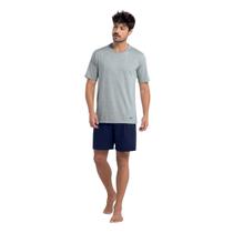 Pijama Curto de Algodão Mash Gola Careca