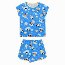Pijama curto em malha estampado - alakazoo