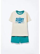 Pijama Curto Hering 56DX Infantil Estampado Meia Malha T. 04/10 Pijama Curto Hering 56DX Infantil Estampado Meia Malha T. 04/10