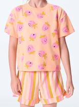 Pijama Curto Hering 56L5 Infantil Estampado Algodão T. 06/14 Pijama Curto Hering 56L5 Infantil Estampado Algodão T. 06/14